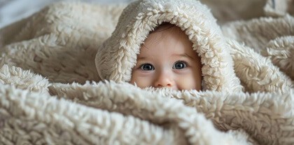 Βρεφικές Κουβέρτες | Γαρύφαλλο - Λευκά Είδη